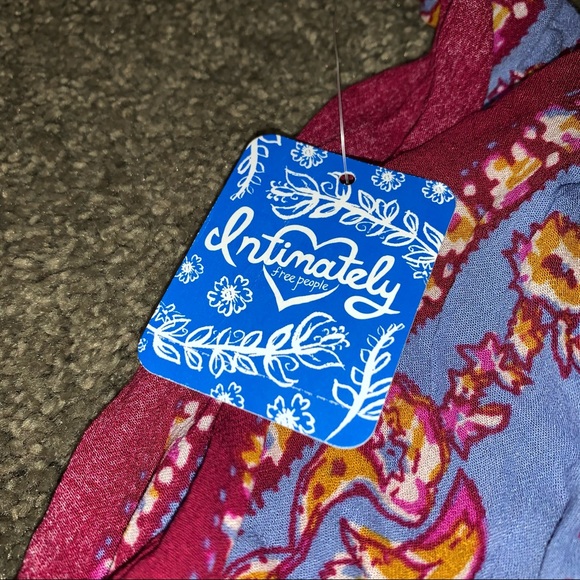 Free People Low-Back Thong Bodysuit Border Babe - Picture 10 of 11